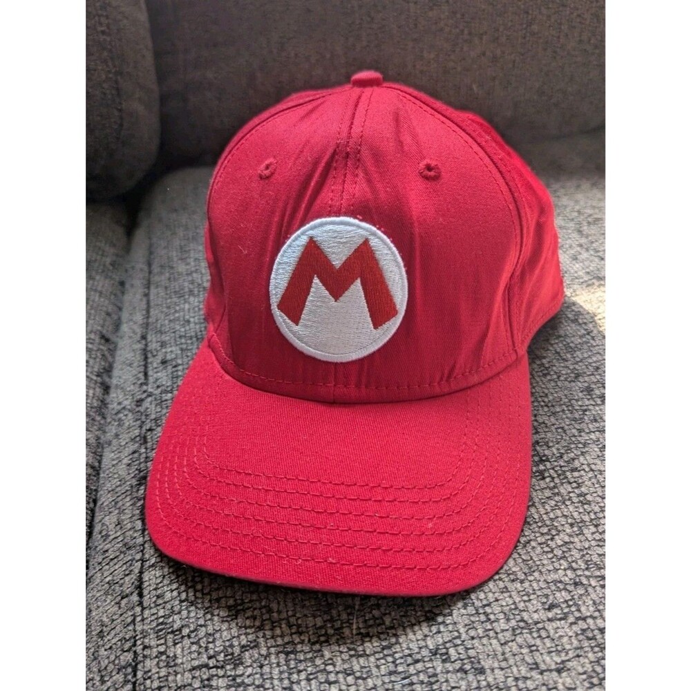 Super Mario Fitted cap OSFM Nintendo Hat Red Mens Costume